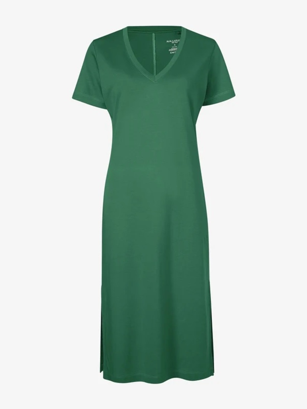 MM Lafleur Renee Dress Pima Cotton Size Small in Vine Green